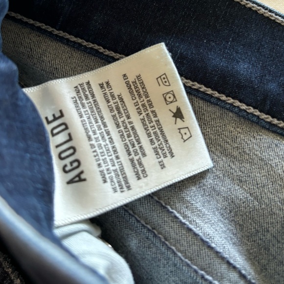 Agolde Sophie high rise raw hem jeans - Picture 8 of 8